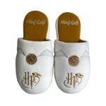 Product Harry Potter Golden Snitch Mule Slippers White thumbnail image
