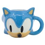 Product Κούπα Sonic the Hedgehog - Head 3D Mug In Gift Box thumbnail image