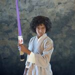 Product Φωτόσπαθο Hasbro Disney: Star Wars Lightsaber Forge - Mace Windu Extendable Purple Lightsaber (F1164) thumbnail image