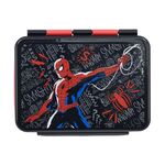 Product Marvel: Spiderman Black Board - Stainless Steel Clamp Rectangular Sandwich Box thumbnail image