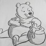 Product Disney Winnie The Pooh Sketch Moondust Sweatshirt thumbnail image