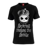 Product Nightmare Before Christmas Scaring Makes Me Smile T-Shirt thumbnail image