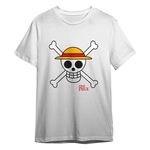 Product One Piece Skull White T-Shirt thumbnail image