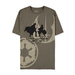 Product Star Wars Obi-Wan Kenobi Men's Regular Fit Short Sleeved Grey T-shirt thumbnail image