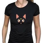Product Sailor Moon Luna Black T-Shirt thumbnail image