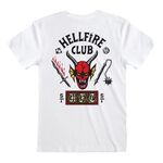 Product Stranger Things Backprint White Hellfire T-shirt thumbnail image