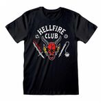 Product Stranger Things Hellfire Logo Club Black T-shirt thumbnail image