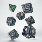 Product Tribal Dice Set: Blue-Green & Beige thumbnail image