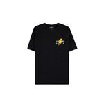 Product Pokemon Pikachu Electrifying Line Art Men's Short Sleeved Loose Fit T-shirt thumbnail image