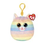 Product TY Squishy Beanies Heather Cat Clip Plush thumbnail image