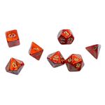 Product Ζάρια Scarab Scarlet/Gold Mini Polyhedral 7-Die Set thumbnail image
