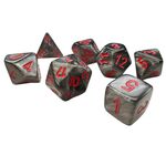 Product Ζάρια Velvet Black/Red Mini Polyhedral 7-Die Set thumbnail image