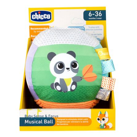 Βρεφικό Παιχνίδι Chicco Baby Sense & Focus: Musical Ball (Y03-11564-00)