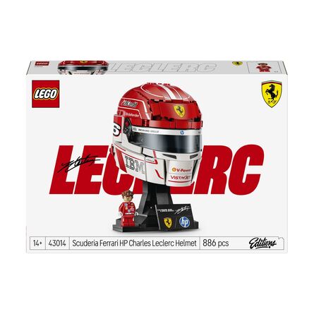 LEGO® Editions™: Scuderia Ferrari HP Charles Leclerc Helmet (43014)
