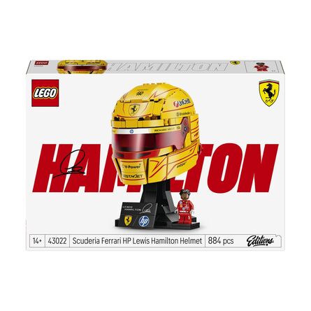 LEGO® Editions™: Scuderia Ferrari HP Lewis Hamilton Helmet (43022)