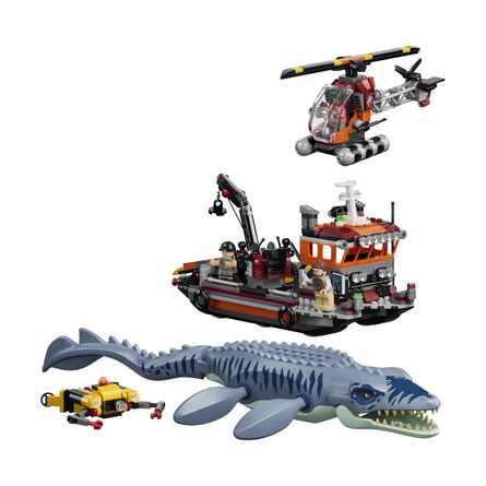 LEGO® Jurassic World™:Mosasaurus Dinosaur Boat Attack  (77983)
