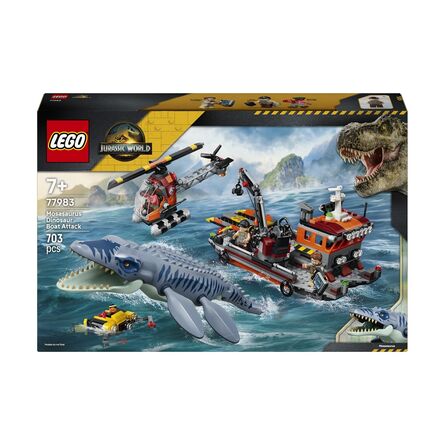 LEGO® Jurassic World™:Mosasaurus Dinosaur Boat Attack  (77983)