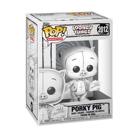 Φιγούρα Funko Pop! Looney Tunes - Porky Pig (Sketched)