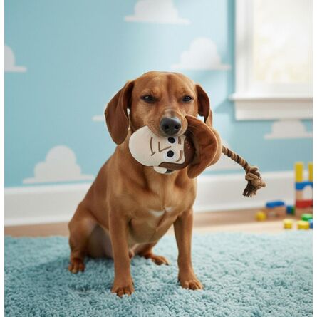 Toy Story Dog Rope Toy Woody Face