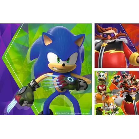 Παζλ Ravensburger Puzzle: Sonic Prime - The Adventures of Sonic (3x49pcs) (05695)