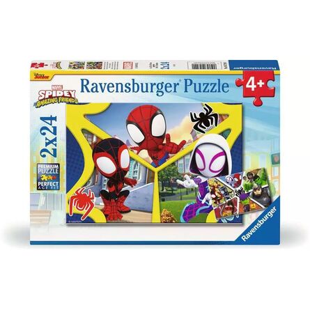 Παζλ Ravensburger Puzzle: Marvel - Spidey and his Amazing Friends (2x24pcs) (05729)