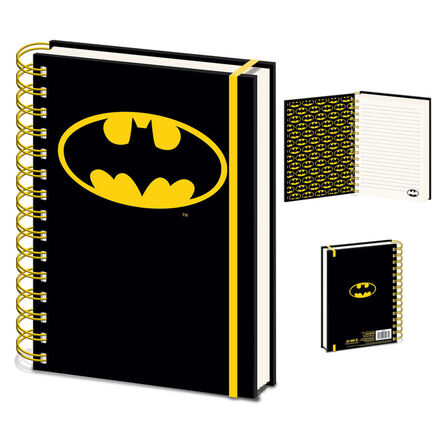 Τετράδιο Σπιράλ Batman Symbol A5 Wiro Notebook