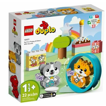 LEGO® DUPLO® My First: Το Πρώτο Μου Κουτάβι & Γατάκι Με Ήχους (10977)