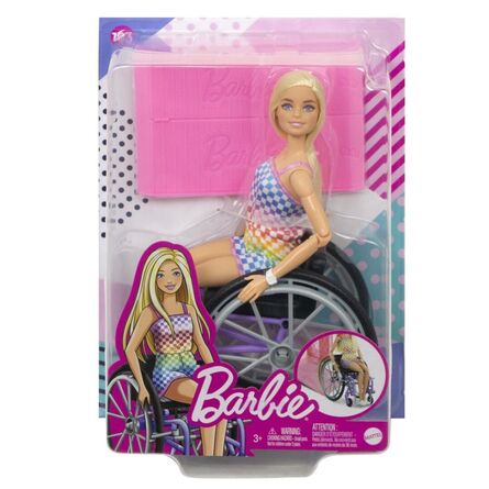 Mattel Barbie: Fashionistas - Blonde Doll with Disability Train (HJT13)