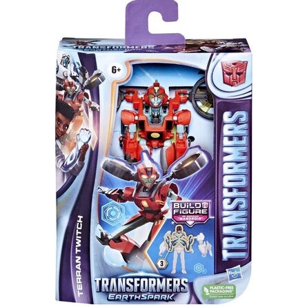 Hasbro Transformers: Earthspark - Terran Twitch Deluxe Class Action Figure (F6734)
