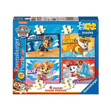 Παζλ Ravensburger My First Puzzles: Paw Patrol 4 Chunky Jigsaw Puzzles (03154)