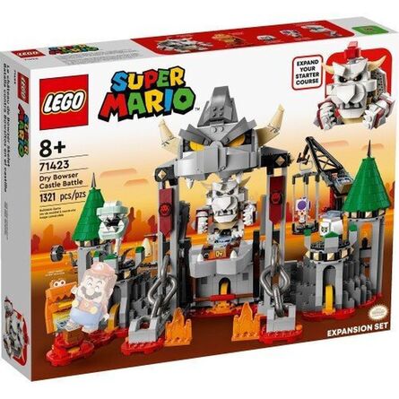 LEGO® Super Mario™:Πίστα Επέκτασης Μάχη Κάστρου του Dry Bowser (71423)