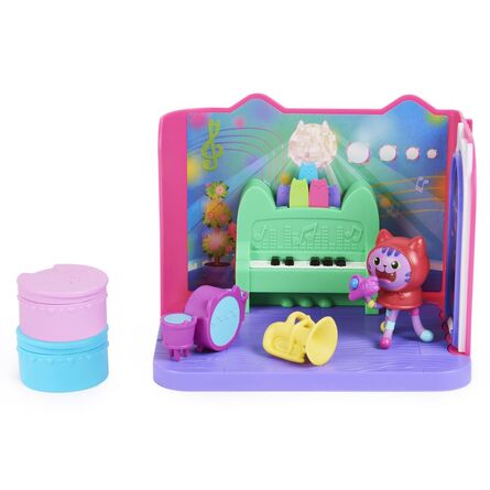 Κούκλα Spin Master Gabbys Dollhouse: Daniel James Catnip Groovy Music Room - Music Deluxe Room Set (6065830)