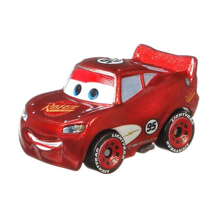 Mattel Disney Cars: Mini Racers - Radiator Springs Lighning McQueen Vehicle (HLV13)