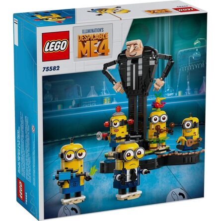 LEGO® Despicable Me 4: Γκρου και Μίνιονς από Τουβλάκια (75582)