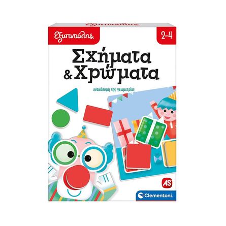 Εκπαιδευτικό Παιχνίδι AS Clementoni: Εξυπνούλης - Σχήματα & Χρώματα (1024-63259)
