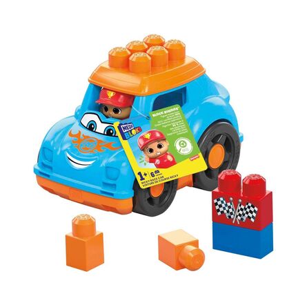 Τουβλάκια Fisher Price Mega Bloks: Block Buddies - Ricky Race Car (HKN41)