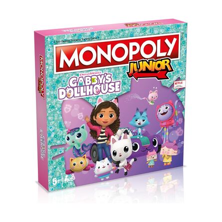 Επιτραπέζιο Παιχνίδι Winning Moves Monopoly Junior: Gabby's Dollhouse (Ελληνική Γλώσσα) (WM04157)
