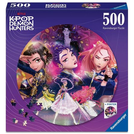 Παζλ K-Pop Demon Hunters Round Puzzle 500 Κομμάτια