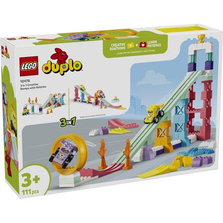 LEGO® DUPLO®: 3 In 1 Creative Ramps With Vehicles (10478)