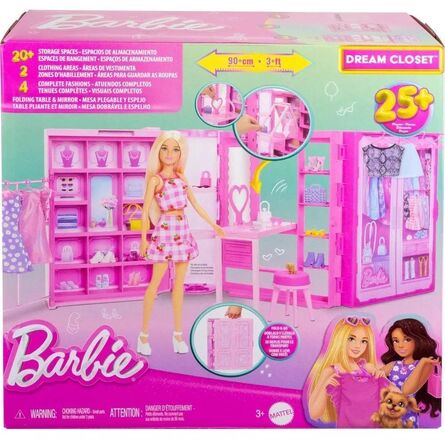 Mattel Barbie: Dream Closet - Fold & Go (HXD59)