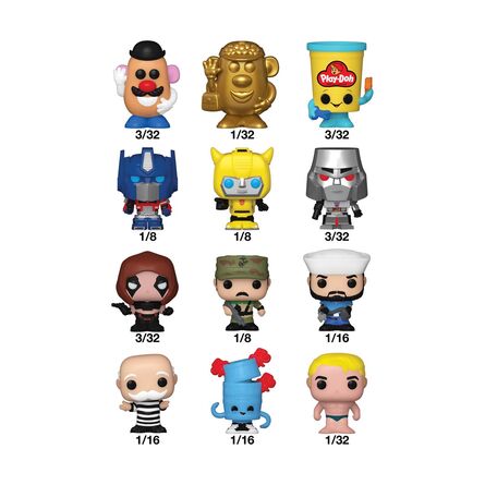 Μίνι Φιγούρα Funko Bitty Pop! Singles: Retro Toys (Blind Bag/Random) 1τμχ Τυχαία Επιλογή