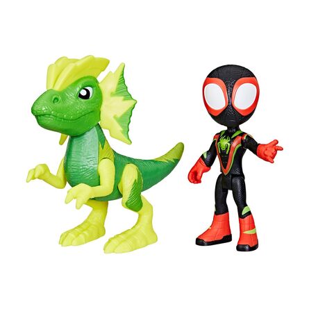 Hasbro Dinsey Marvel: Spidey And His Amazing Friends Dino-Webs - Miles ''Spin'' Morales &amp; Marvel's Electrosaurus (G0121)