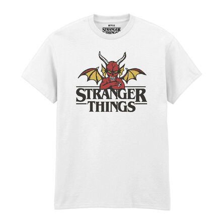 Stranger Things Demon White T-shirt