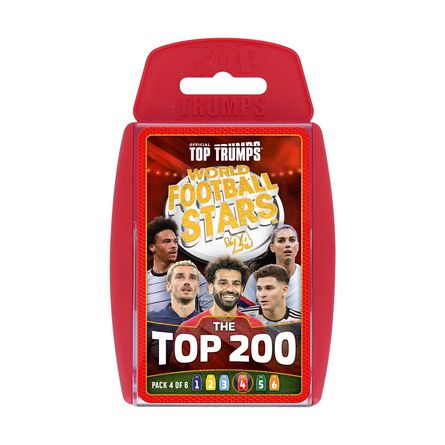 Επιτραπέζιο με Κάρτες Winning Moves: Top Trumps - World Football Stars 2024 The Top 200 Pack 4 - Card Game (WM04803-EN1)