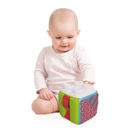 Βρεφικό Παιχνίδι AS Soft Clemmy: Touch  Play - Sensory Cube (1033-17902)