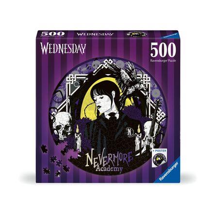 Παζλ Ravensburger Puzzle: Wednesday - Nevermore Academy (500pcs) (17573)