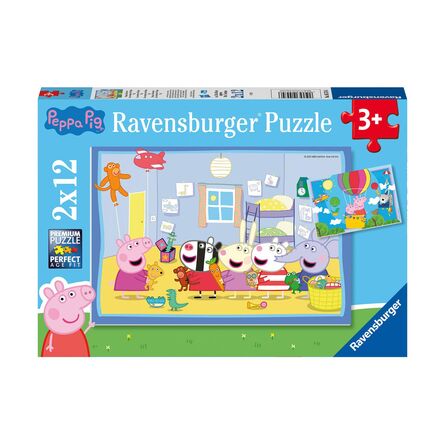 Παζλ Ravensburger Puzzle: Peppa Pig - Peppa's Adventures (2x12pcs) (5574)