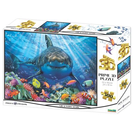 Παζλ 3D 10365 Great White Shark 500 Κομμάτια