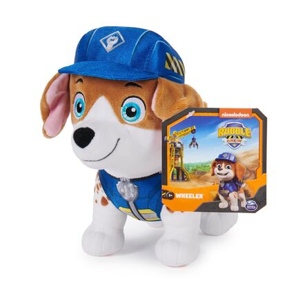 Λούτρινο Spin Master Paw Patrol: Rubble & Crew - Wheeler Plush (20147385)