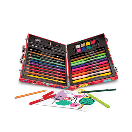 Κασετίνα Ζωγραφικής AS Happi Hobbi: Art Case Deluxe - My World (50 Accessories) (1038-82060)